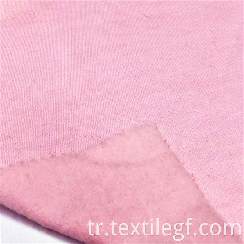 Hoodie Pink Terry Brush Fabric